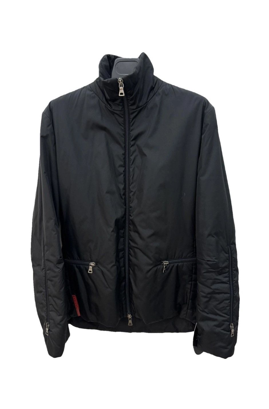 Prada Vintage Packable Ski Jacket in Black, Women's (Size Medium)