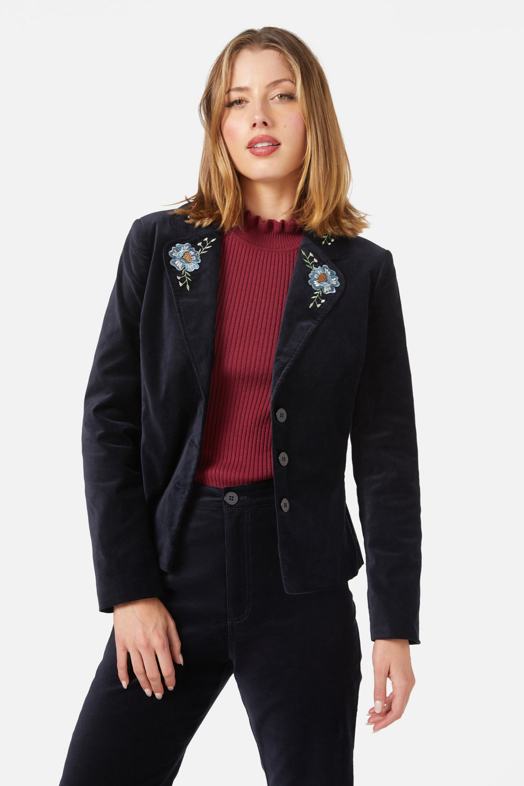 Princess Highway Agnes Velvet Blazer, Size 6