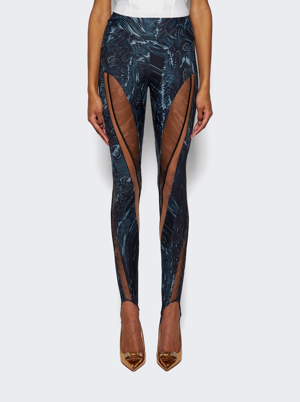 Printed Spiral Leggings