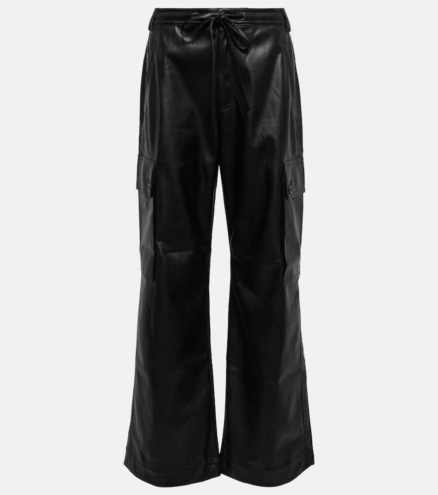 Proenza Schouler White Label high-rise faux leather cargo pants