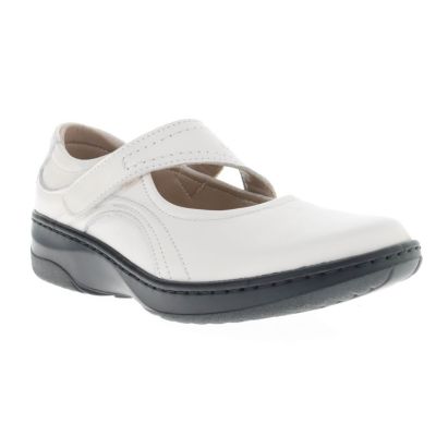 Propt Women's Golda Mary Janes, White, 12WWW