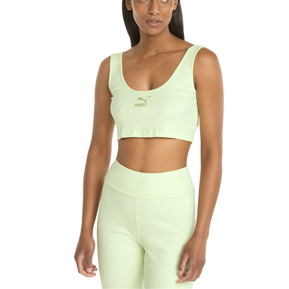 Puma Classics Ribbed Crop Top