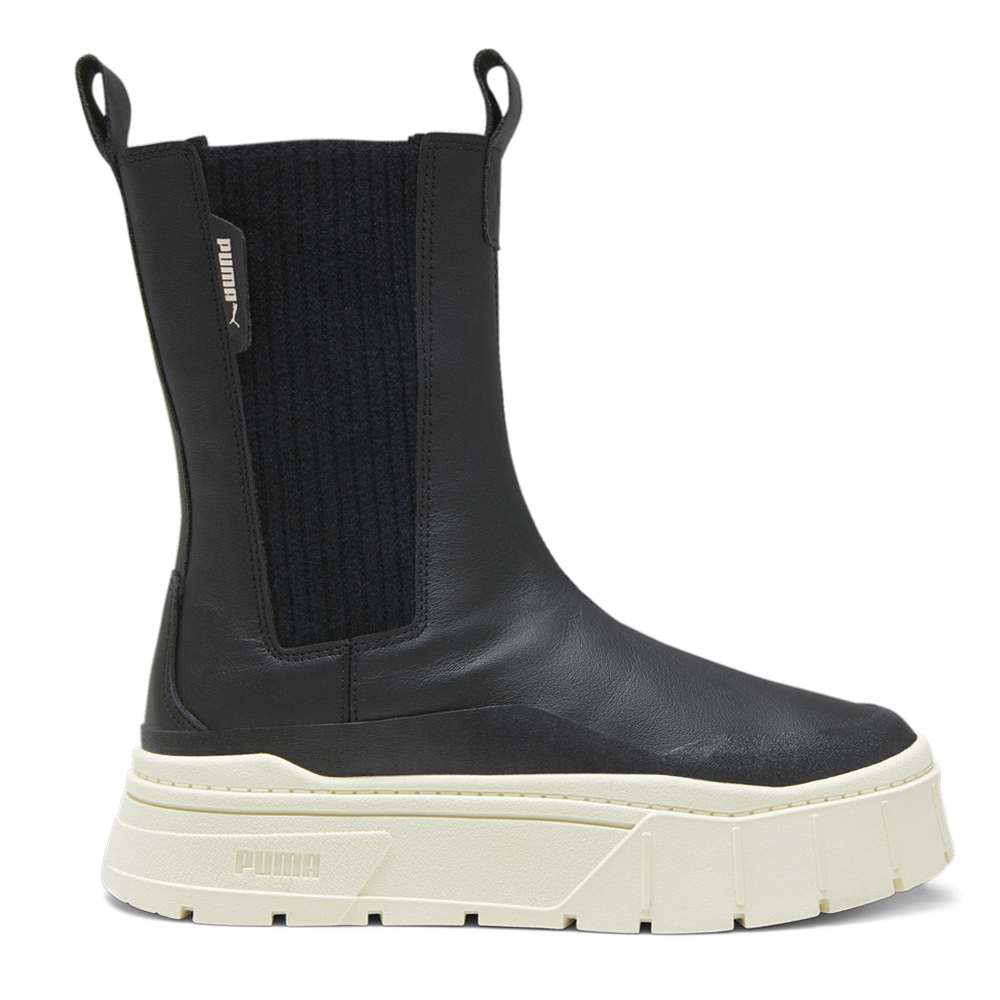 Puma Mayze Stack Round Toe Chelsea Boots