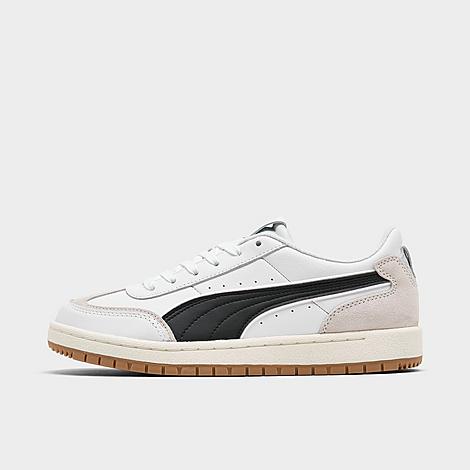 Puma Women's Premier Court Casual Shoes in White/White Size 7.5 Leather/Suede