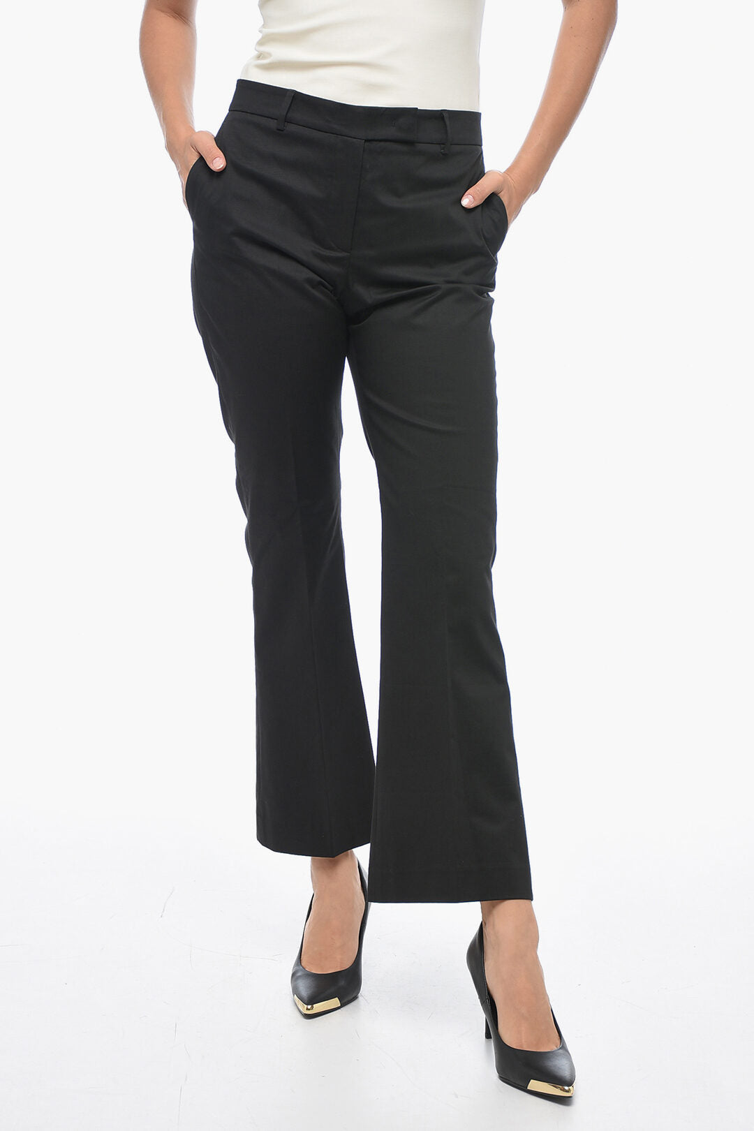 QL2 Cropped Fit NELLIE Pants with Bootcut Bottom