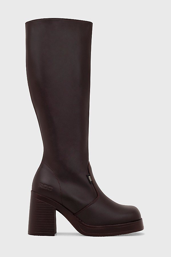 ROC Boots Australia ROC Idaho Leather Knee-High Boot in Brown, Women's at Urban Outfitters