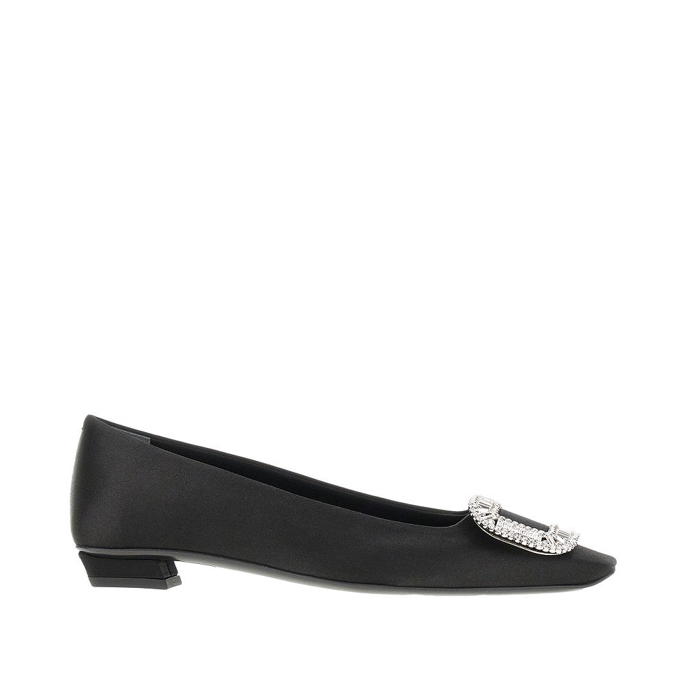 ROGER VIVIER 'Belle Vivier' satin ballet flats Woman 36