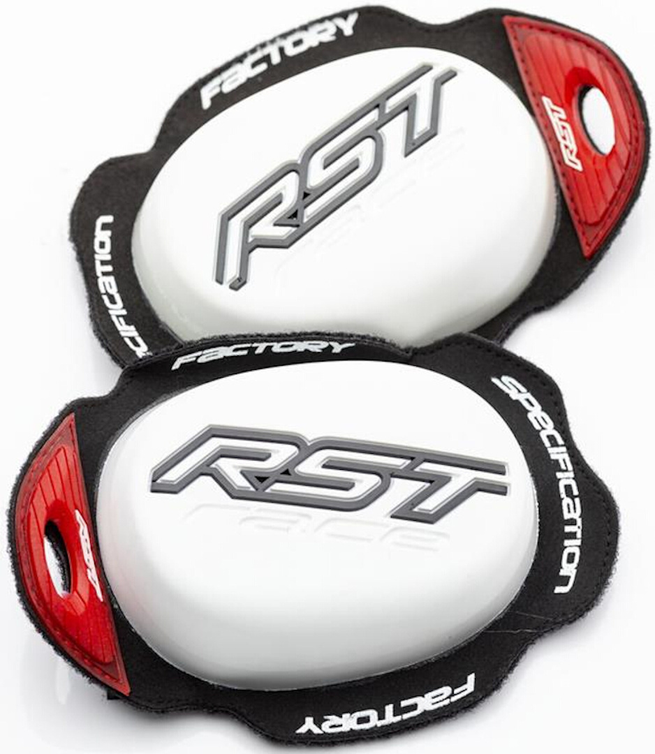 RST Factory Knee Sliders, white