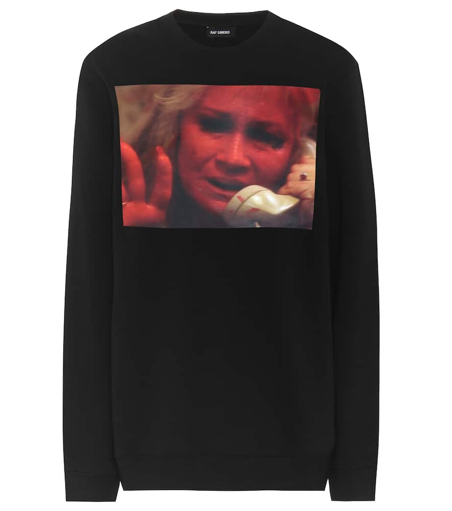 Raf Simons Printed cotton sweatshirt