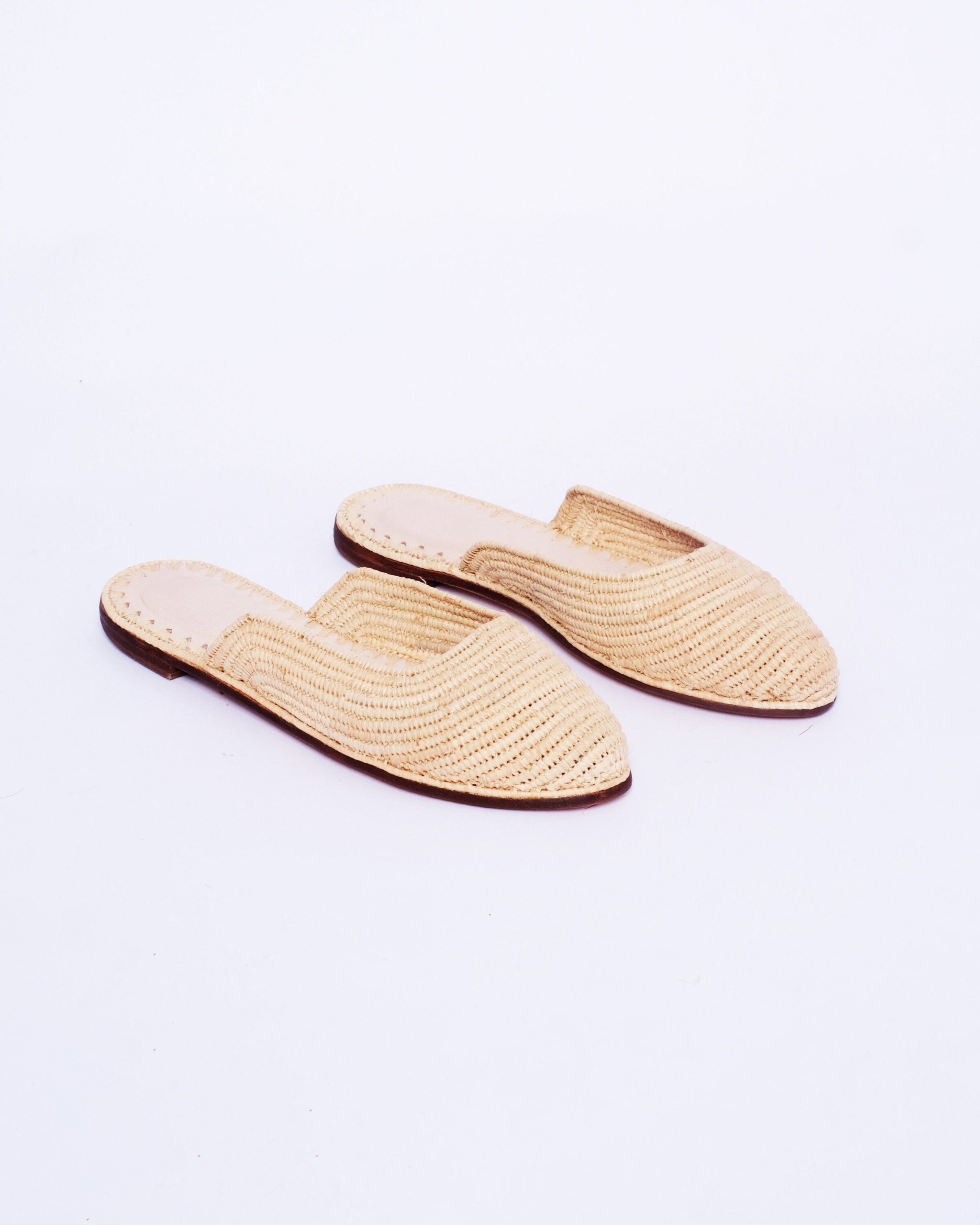 Raffia Shoes Moroccan, Slippers Babouch Raphia Mules Summer Slides Raffia Sandals Handmade, Rattan Shoe