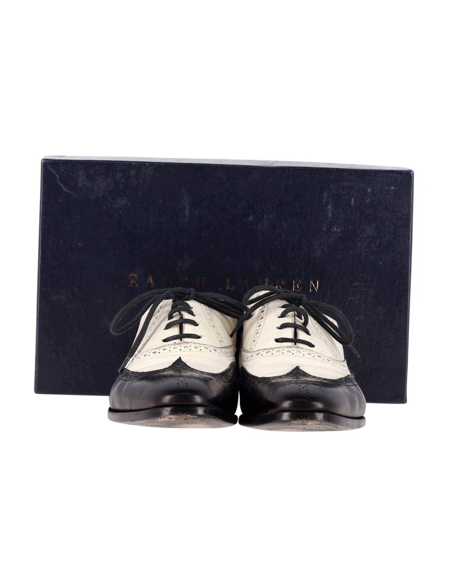 Ralph Lauren Collection Brogues in White Leather