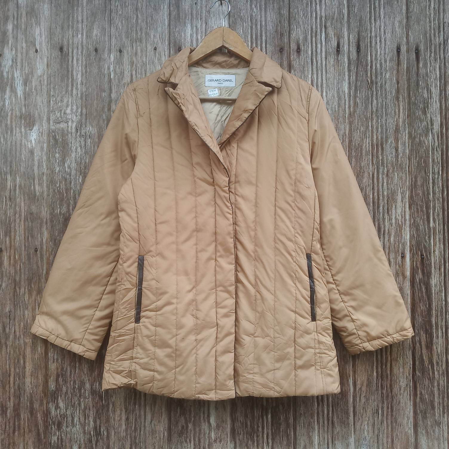 Rare Gerard Darel Paris Puffer Coats Nice Design Size M