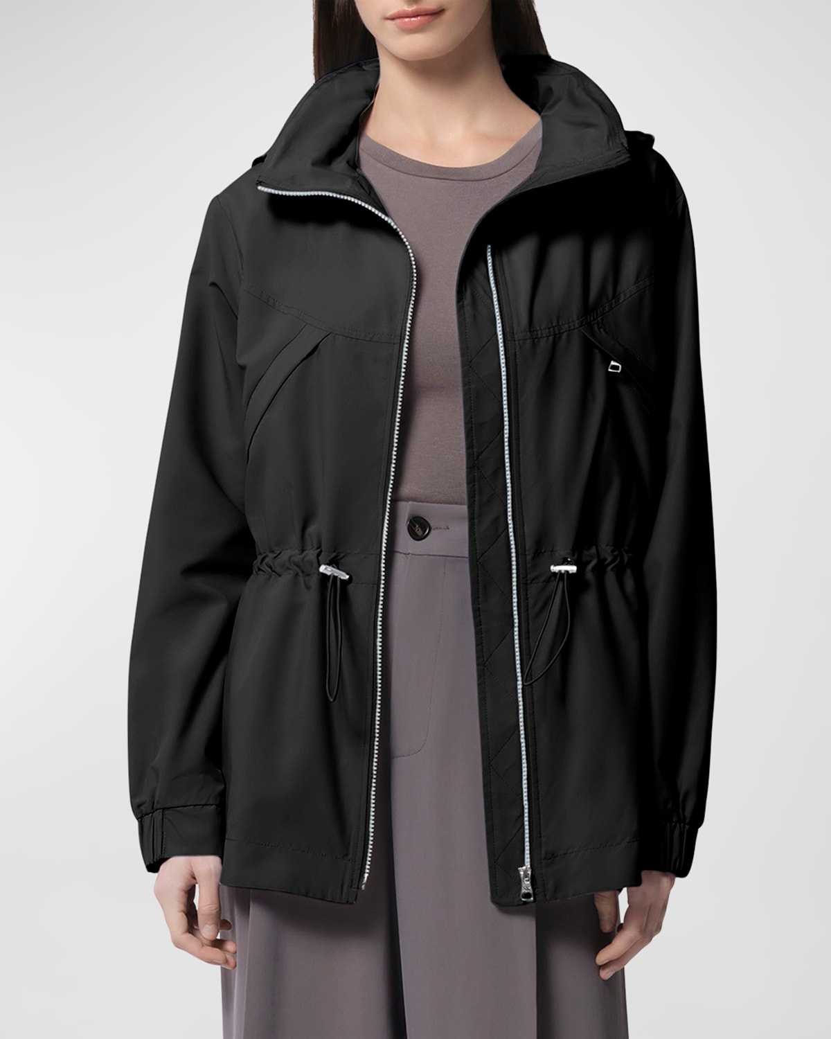 Raven Water-Repellent Anorak Utility Jacket