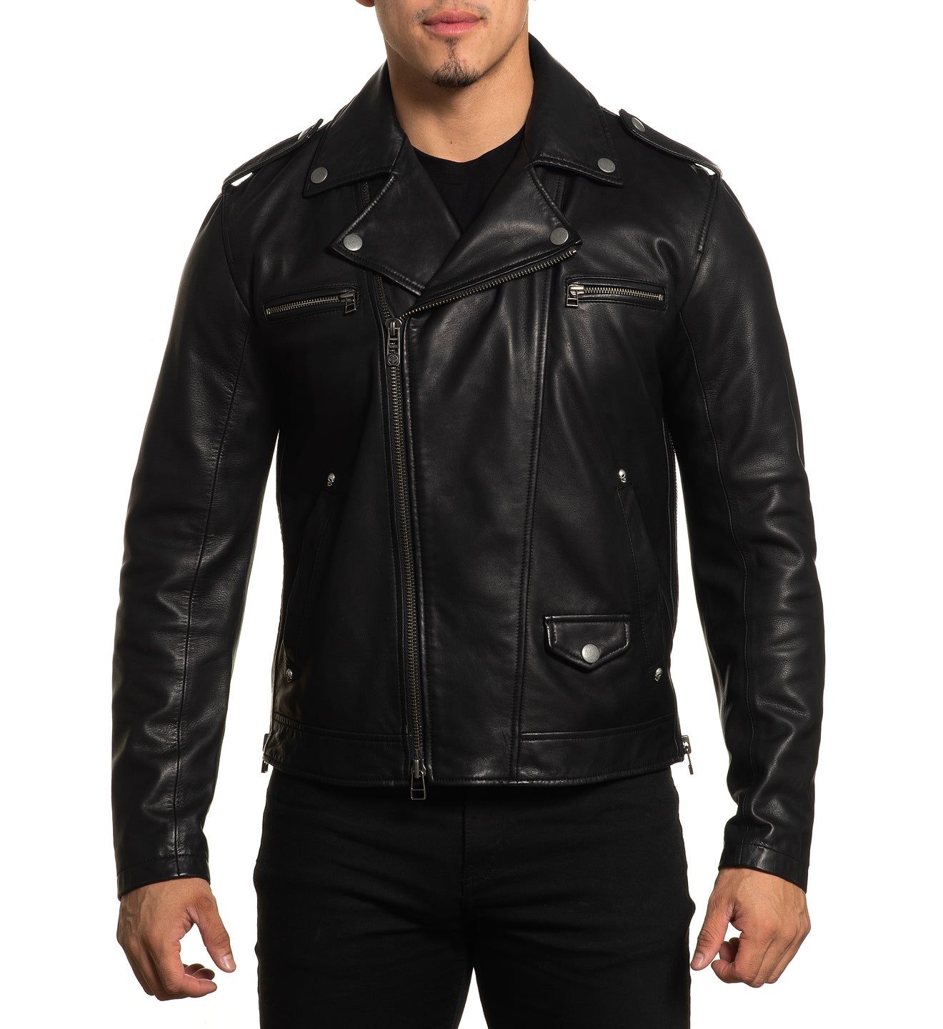 Rebellion Moto Jacket, BLACK / S