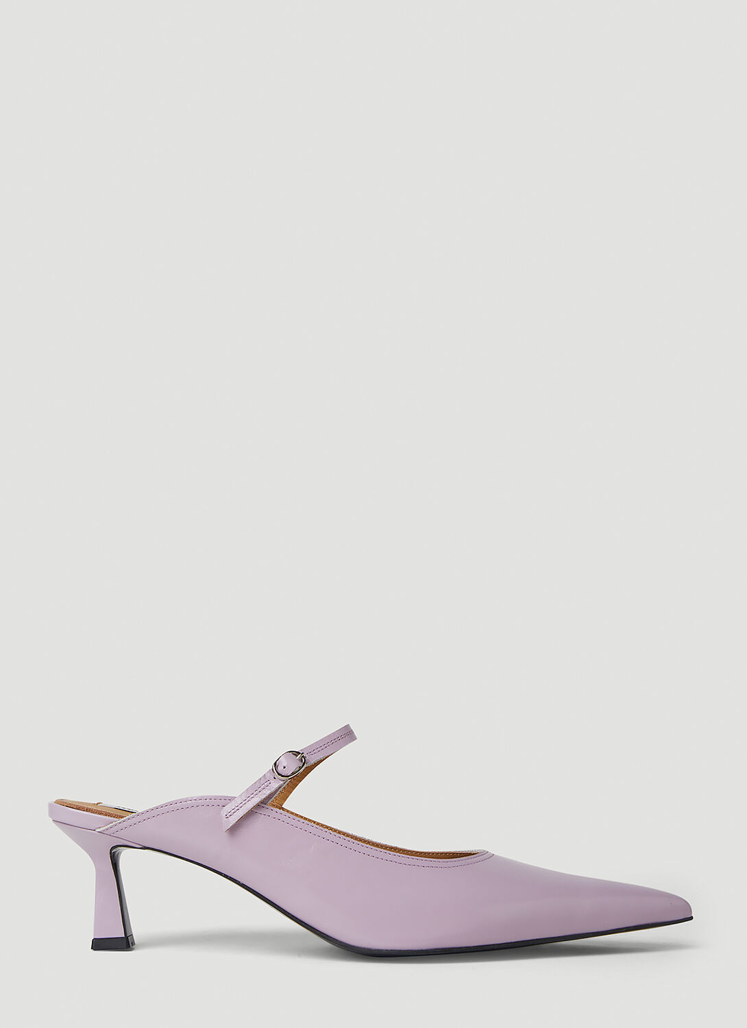 Reike Nen Pointed Mary Jane Kitten Heel Mules - Woman Heels Lilac Eu - 36