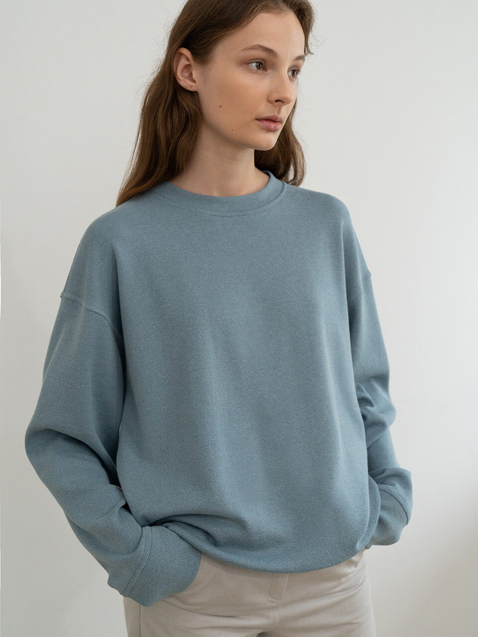 Relaxed Crew Neck Sweatshirt