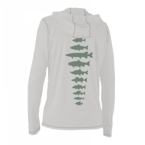 RepYourWater Freshwater Fish Spine Sun Hoody XL