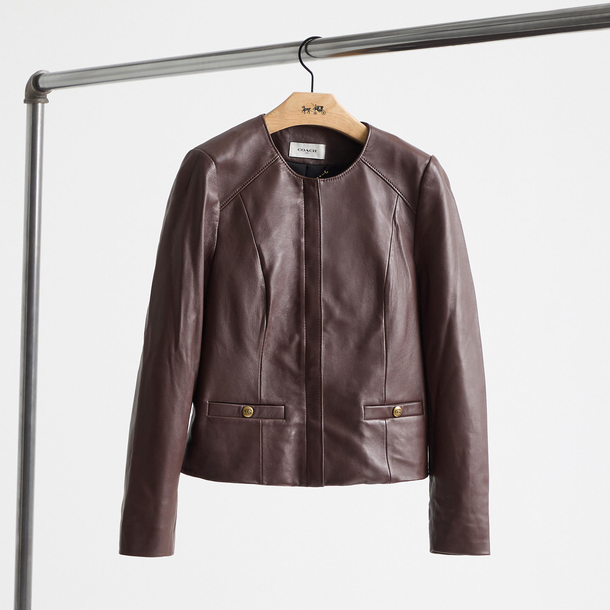 Restored Tailored Leather Jacket