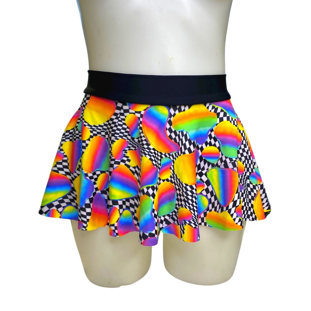 Retro Rave | Circle Skirt, Rave Festival Bottom