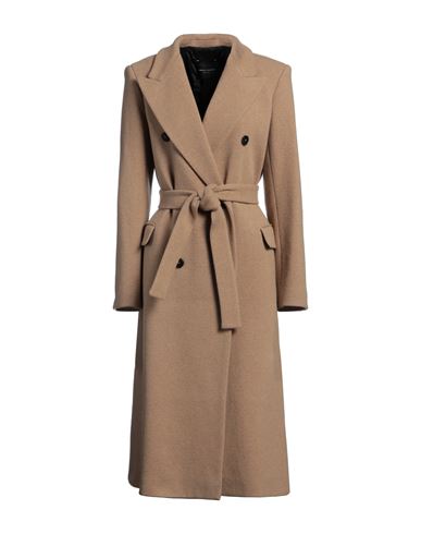 Roberto Collina Woman Coat Camel Size M Wool, Nylon