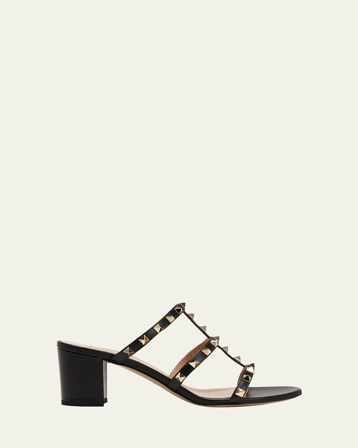 Rockstud Caged 60mm Slide Sandals