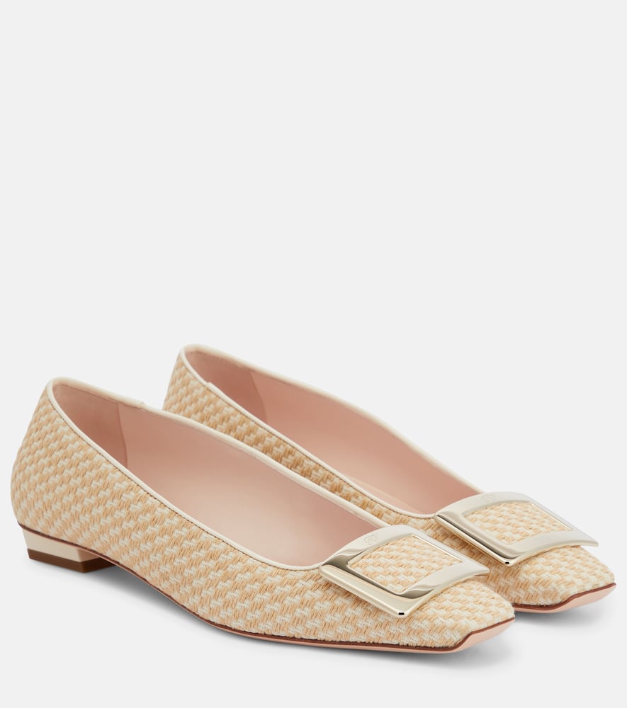 Roger Vivier Belle Vivier bouclé ballet flats