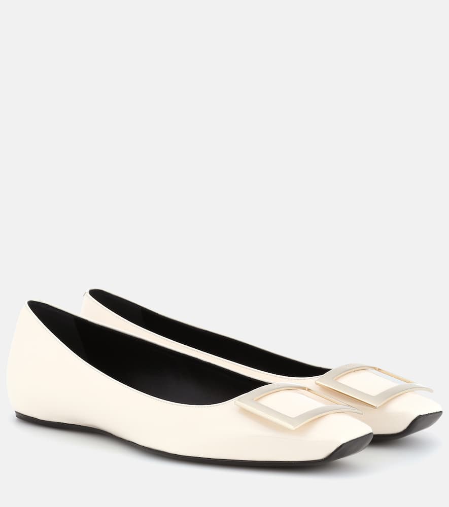 Roger Vivier Trompette patent leather ballet flats