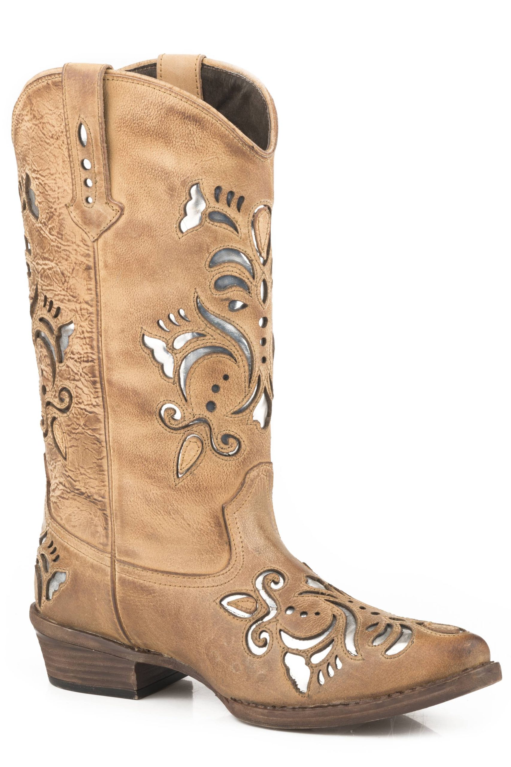 Roper Ladies Belle Snip Toe 12" Cowboy Boots