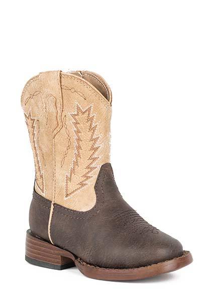 Roper Toddler Billy Wide Square Toe Cowboy Boots