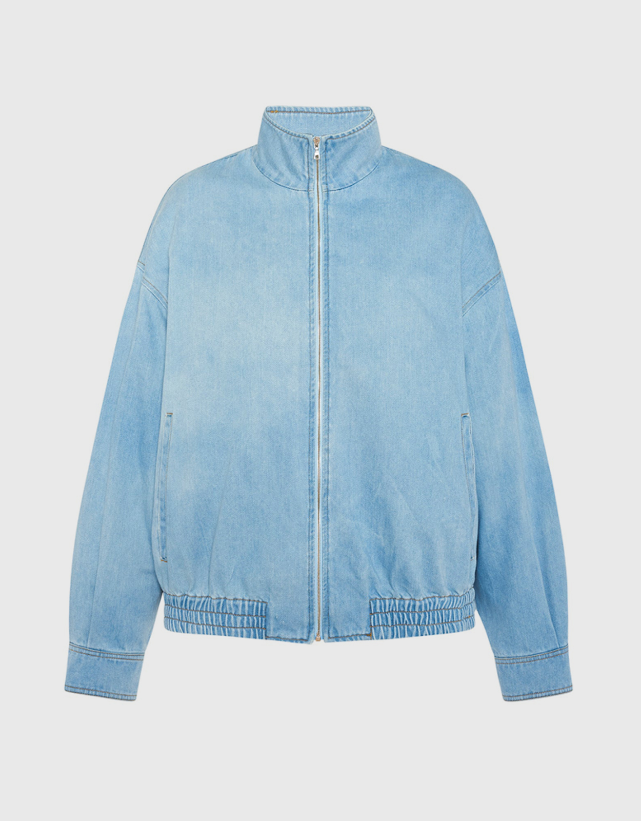 Rosetta Getty Vintage Denim Track Jacket - XS