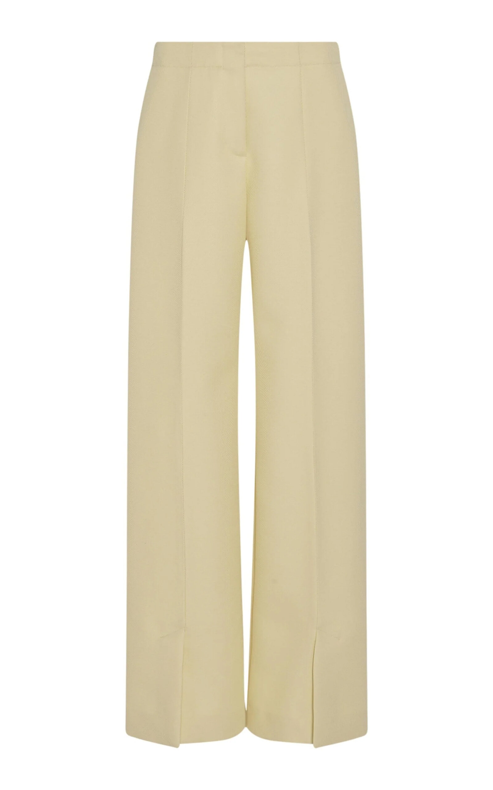 Rosetta Getty - Wool-Blend Straight-Leg Pants - Yellow - US 6 - Moda Operandi