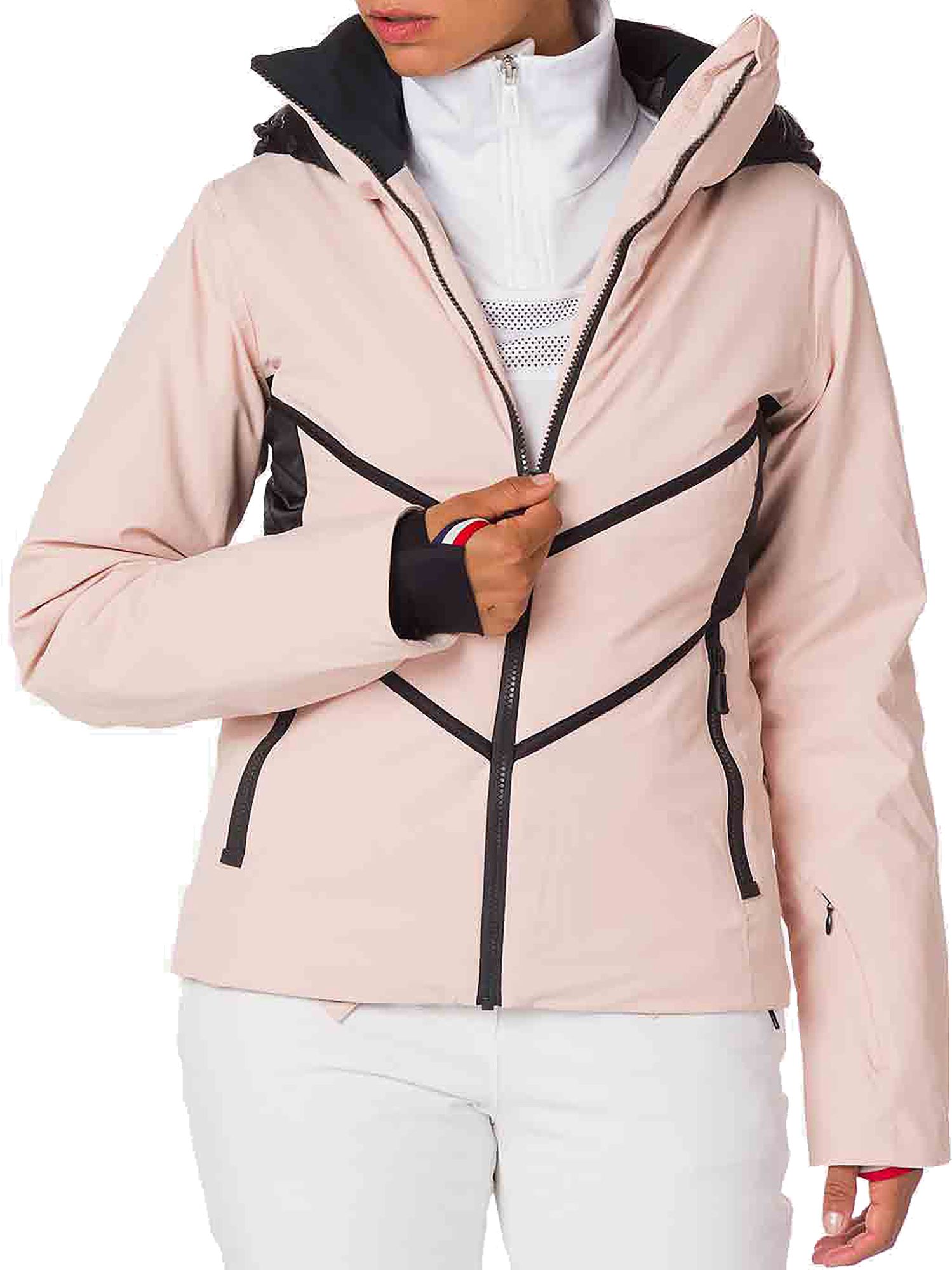 Rossignol Women's React Merino Ski Jacket, Medium, Powder Pink