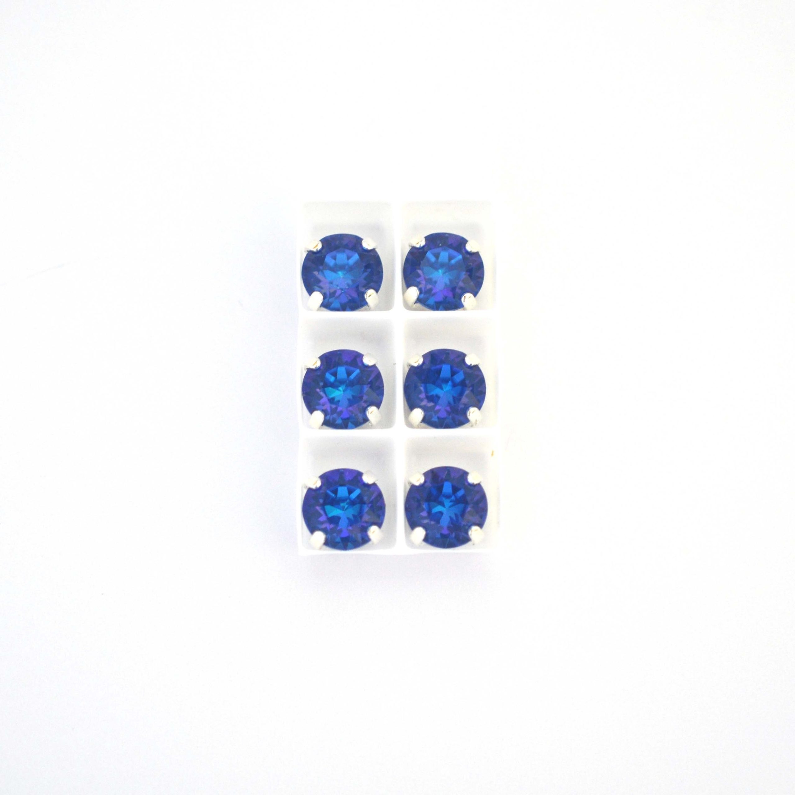 Royal Blue Delite - 39Ss/8mm Sew On Crystals Chaton Montees Sliders Great For Beading & Wire Multiple Pack Sizes Available