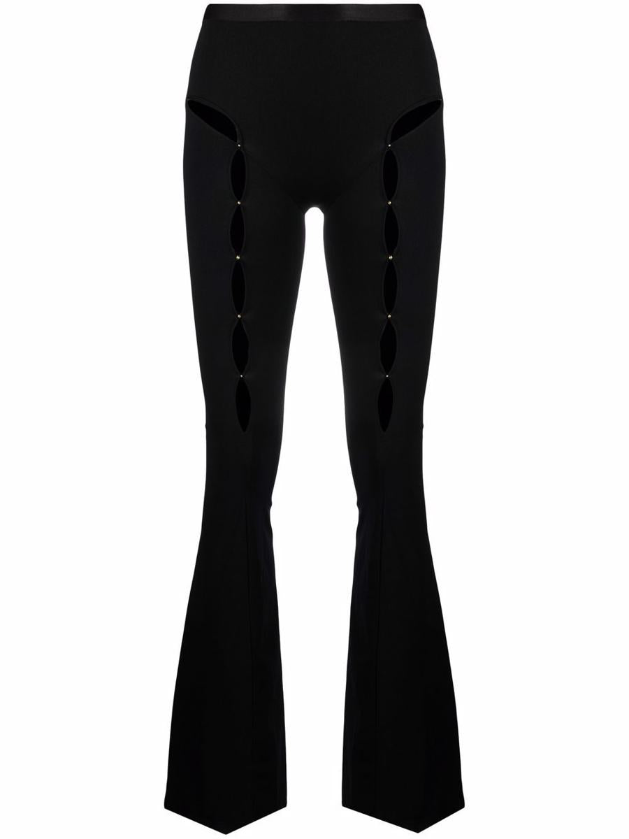 Rui Cut-Out Detail Flared Trousers