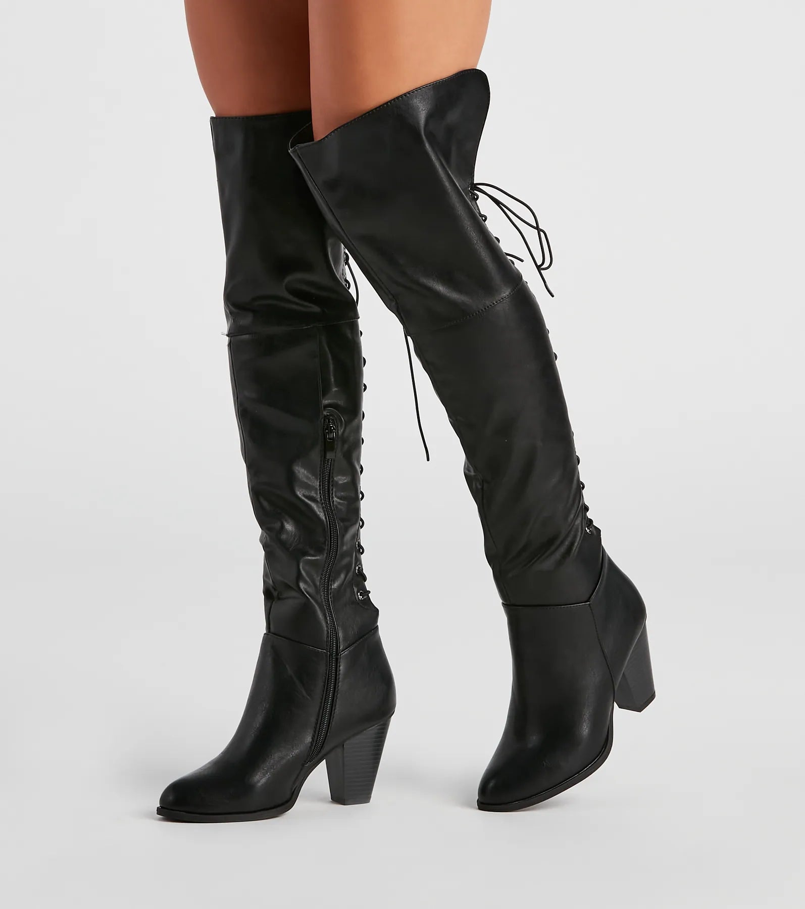 Rule The Scene Knee-High Boots