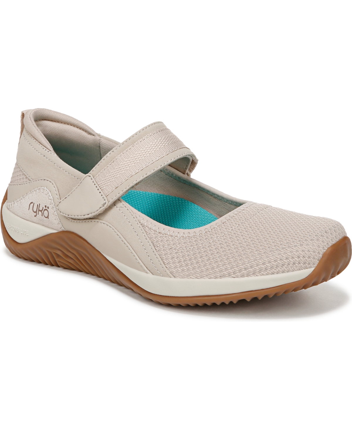 Ryka Women's Echo-mj Sport Mary Janes - Terra Taupe Mesh