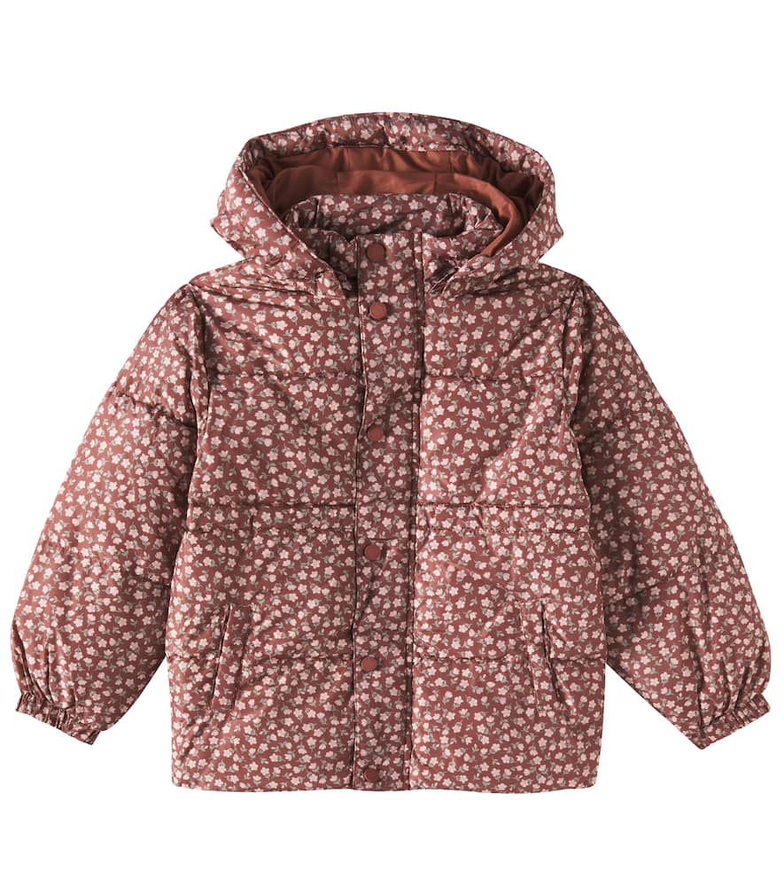 Rylee + Cru Rosette puffer coat