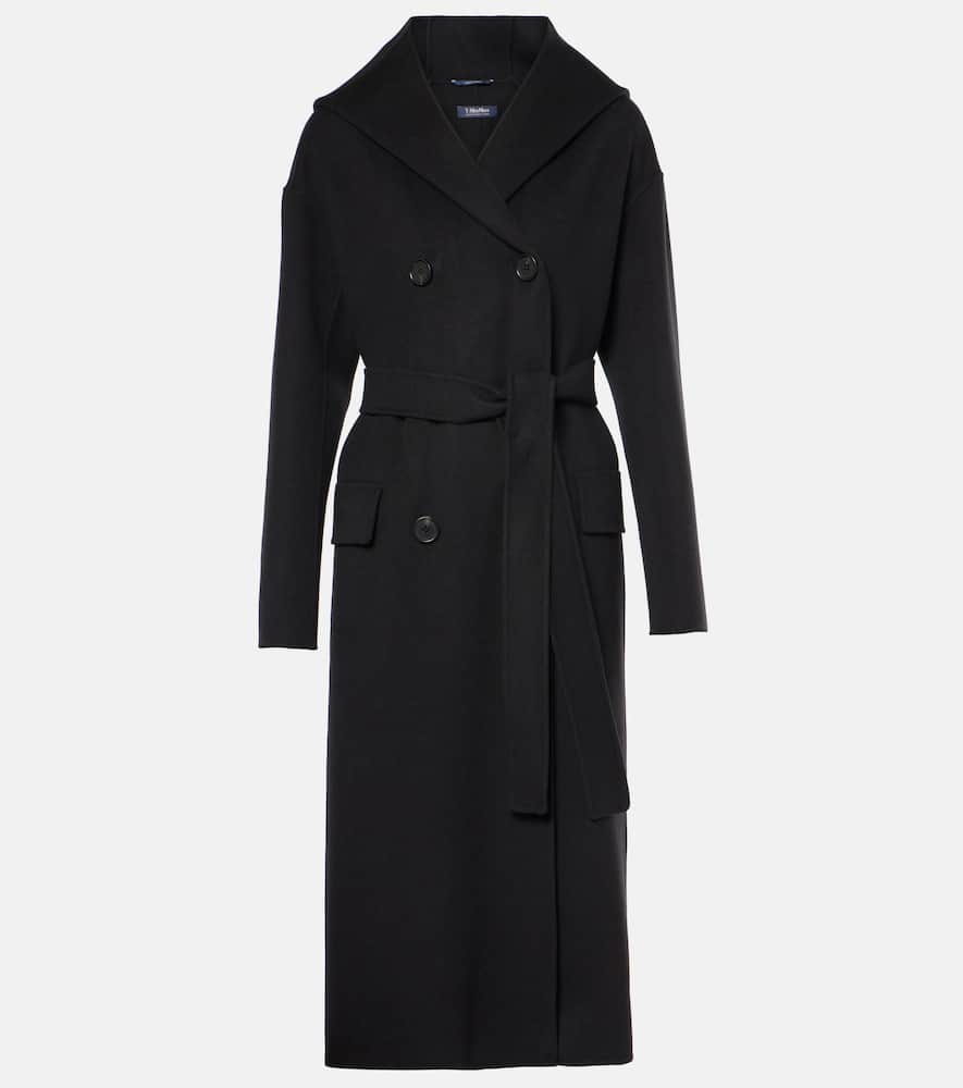 'S Max Mara Favola wool wrap coat