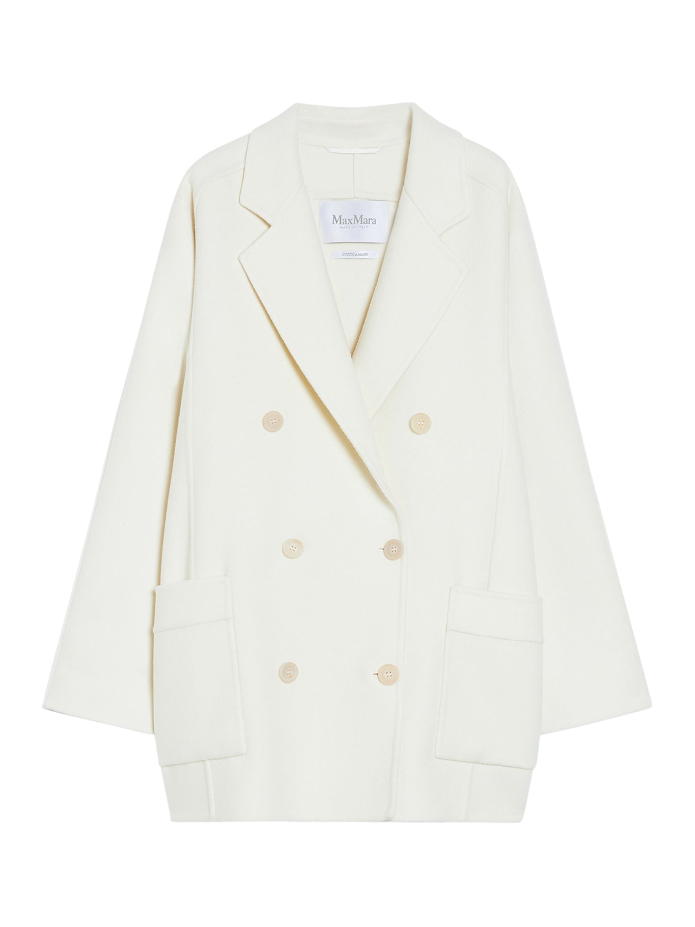 SHORT WOOL AND CASHMERE COAT - Max Mara - Woman