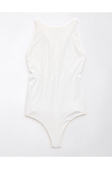 SMOOTHEZ High Neck Strappy Bodysuit Women's White XS