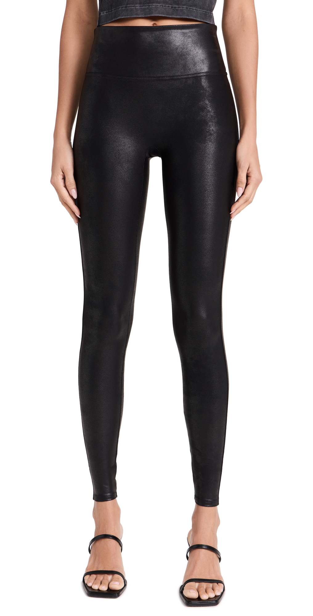 SPANX Faux Leather Leggings Black XL