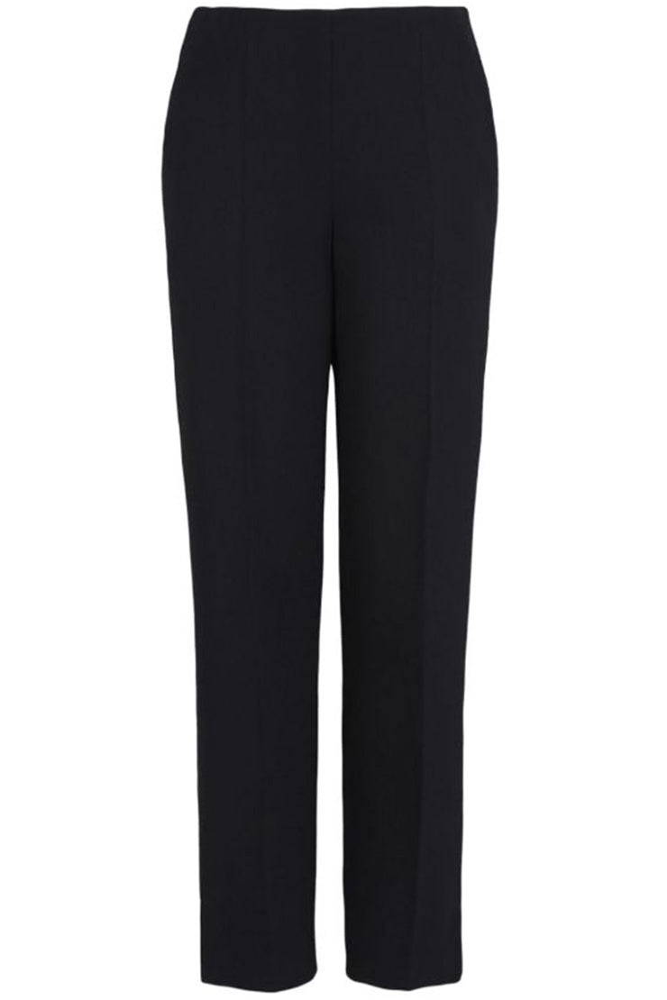 STRAIGHT-LEG WOOL TROUSERS