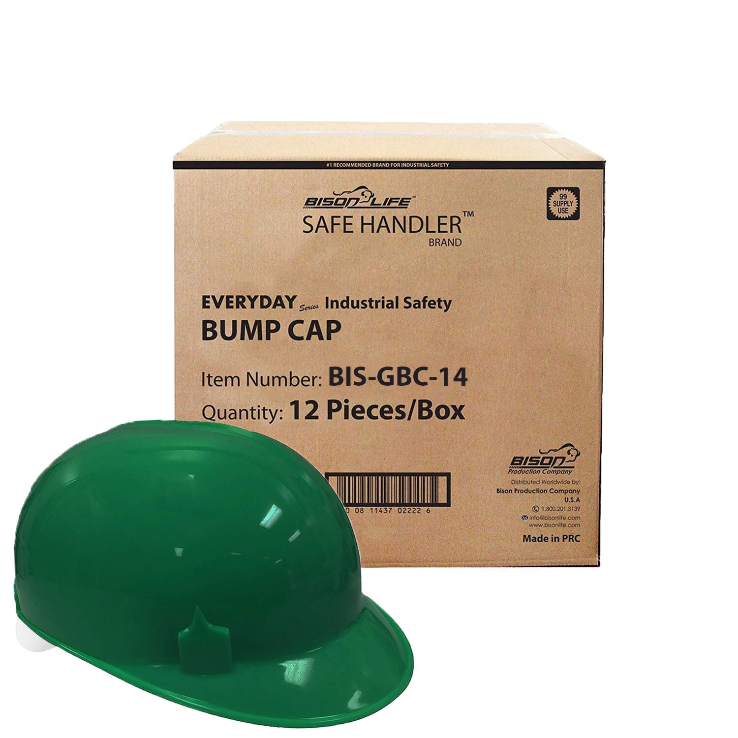 Safe Handler Green Hard Hat | BIS-GBC-14