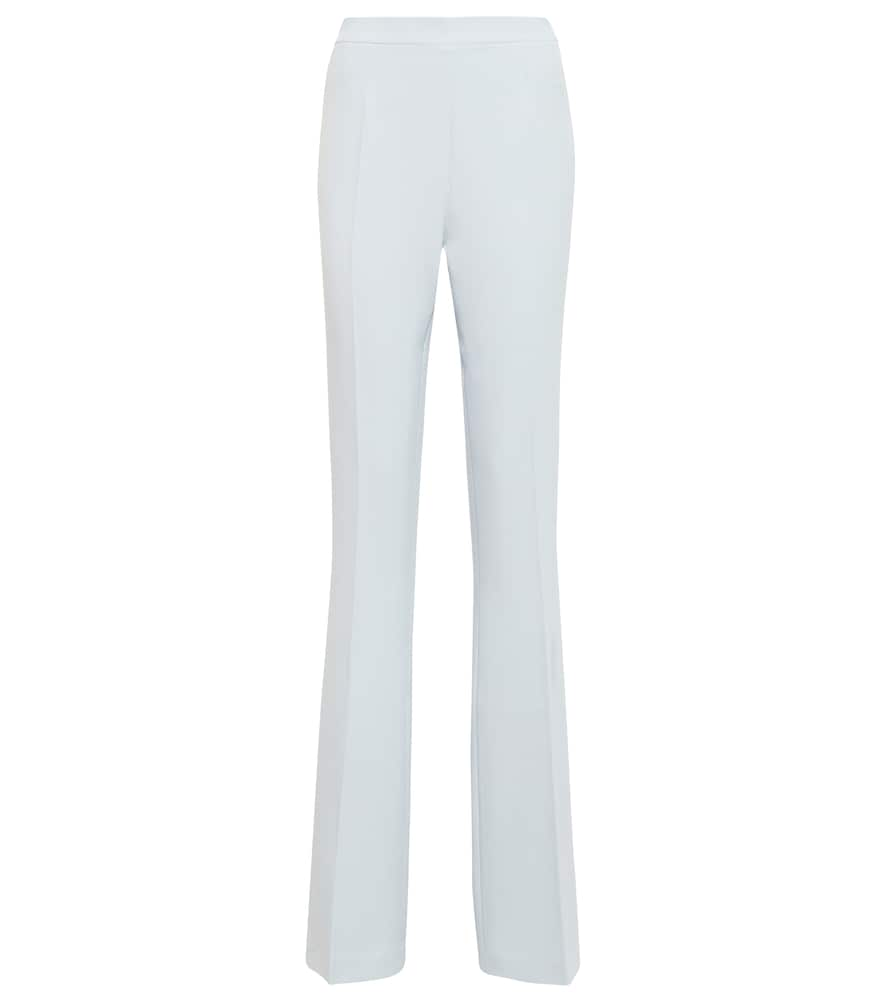 Safiyaa Alexa high-rise flared crêpe pants