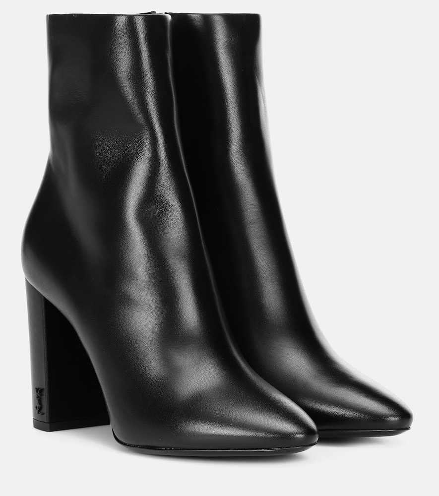 Saint Laurent Lou 95 leather ankle boots