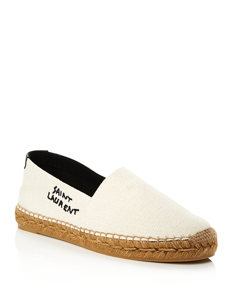 Saint Laurent Saint Laurent Embroidered Espadrilles in Canvas