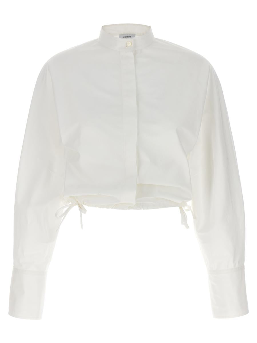 Salvatore Ferragamo Cropped Shirt