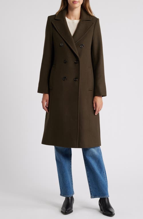 Sam Edelman Double Breasted Coat in Military Green at Nordstrom, Size 0