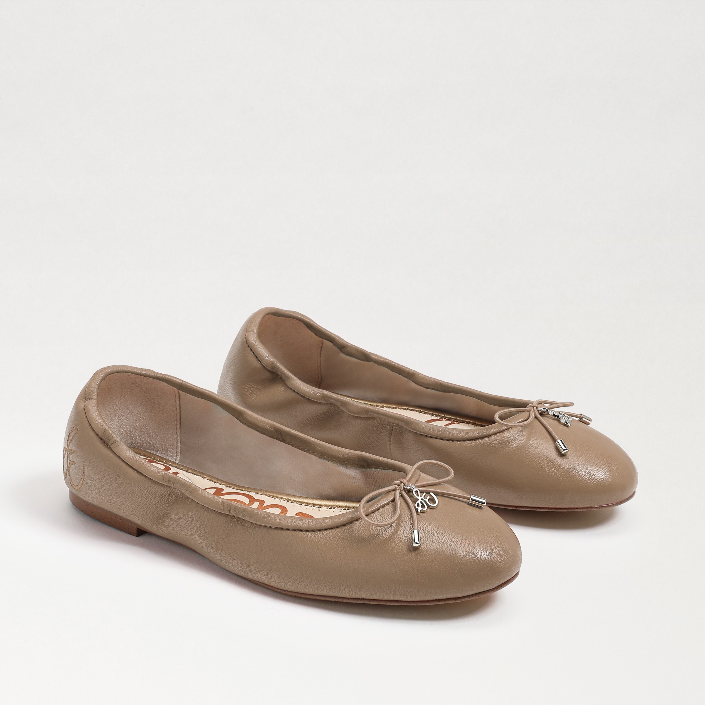 Sam Edelman Felicia Ballet Flat Soft Beige Leather