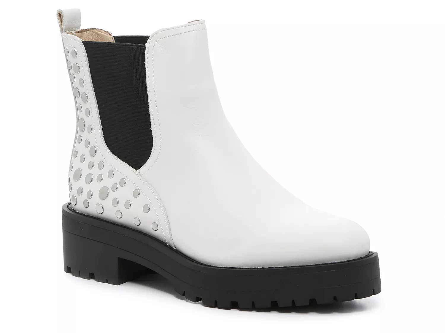 Sam Edelman Jayln Platform Chelsea Boot | Women's | White | Size 6 | Boots | Lug